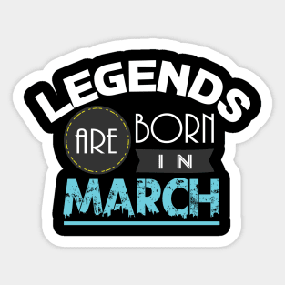 March Sticker